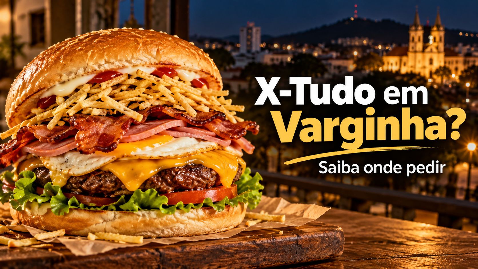 X-tudo em Varginha? Saiba onde pedir pelo WhatsApp